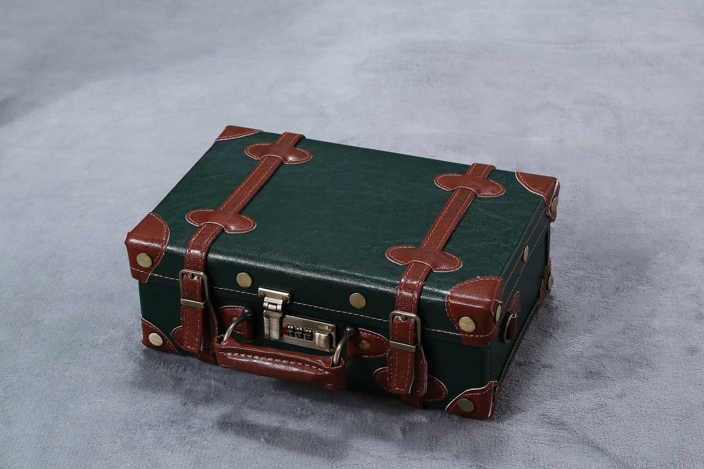 13-inch Handcrafted Vintage Retro Handbag - Multi-Purpose Carry-On Case, Vegan Leather by Miravio