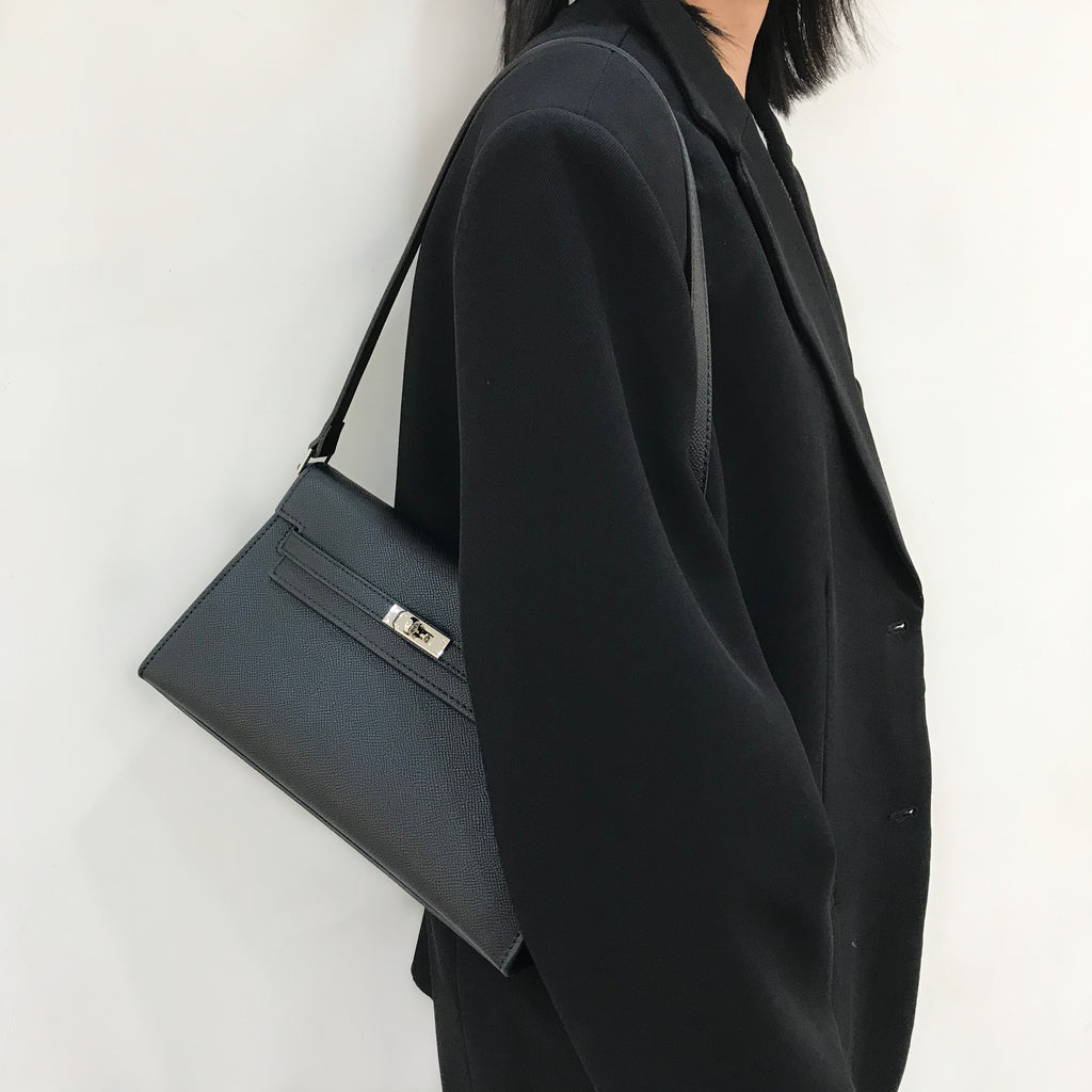 The Clara Bag, Vegan Leather Structured Evening Crossbody Bag by Miravio