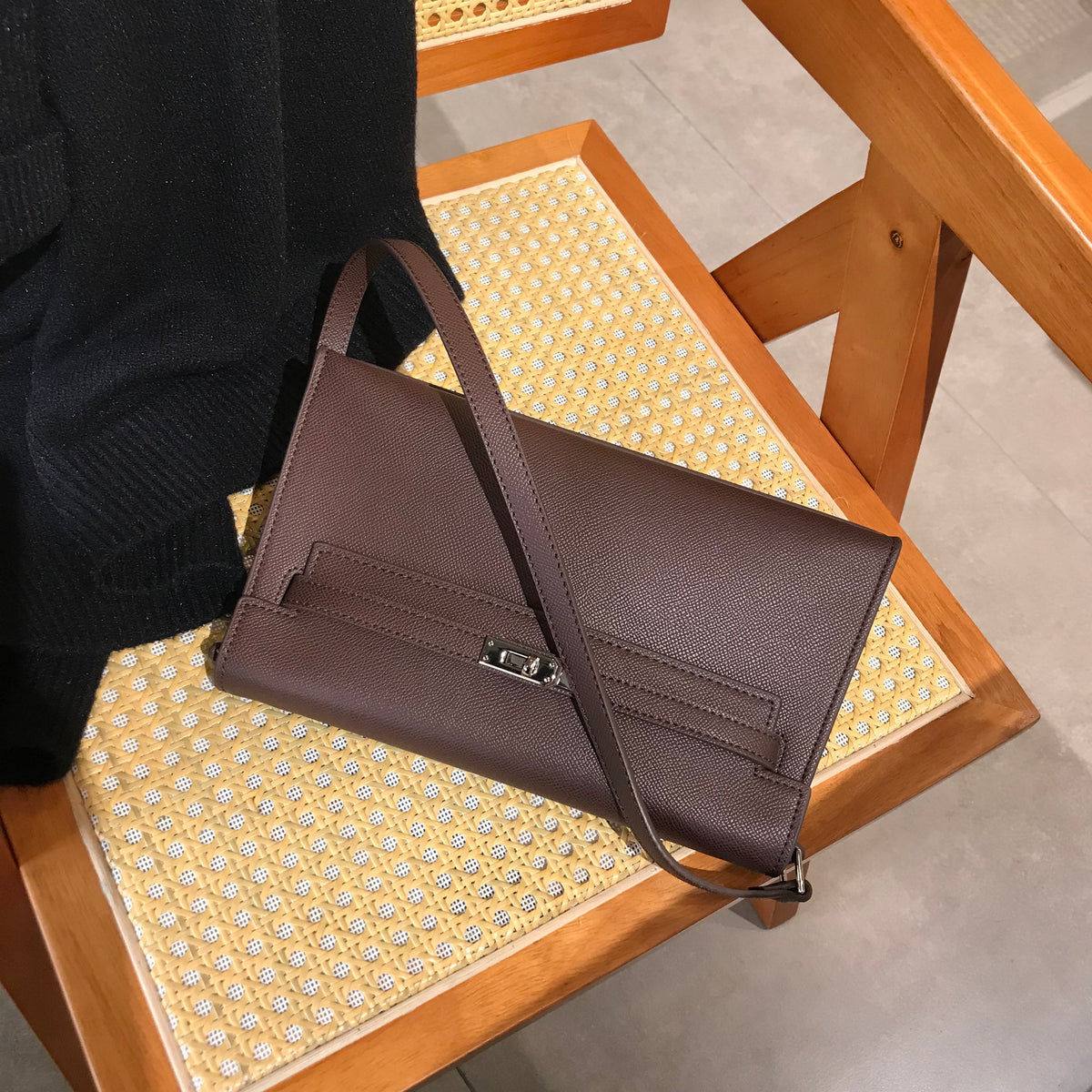 The Clara Bag, Vegan Leather Structured Evening Crossbody Bag by Miravio