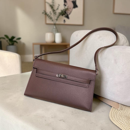 The Clara Bag, Vegan Leather Structured Evening Crossbody Bag by Miravio