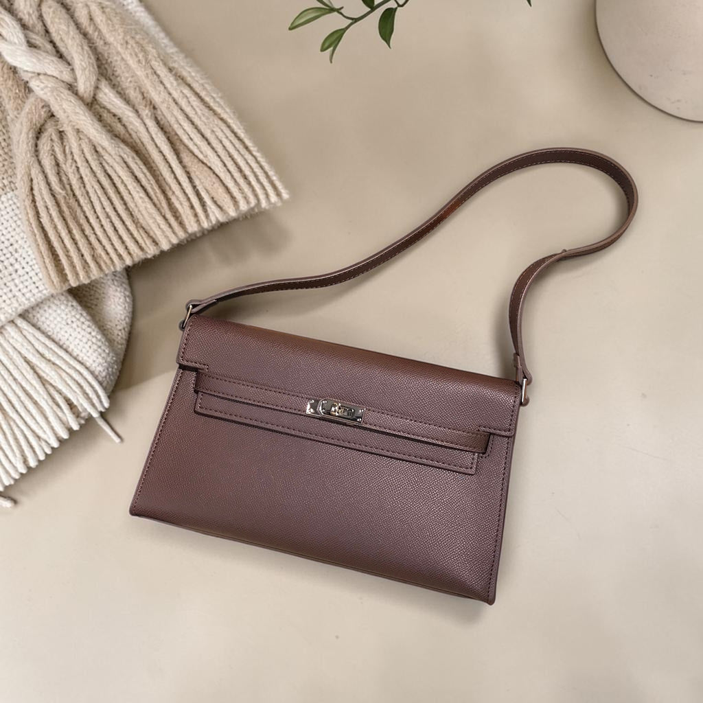 The Clara Bag, Vegan Leather Structured Evening Crossbody Bag by Miravio